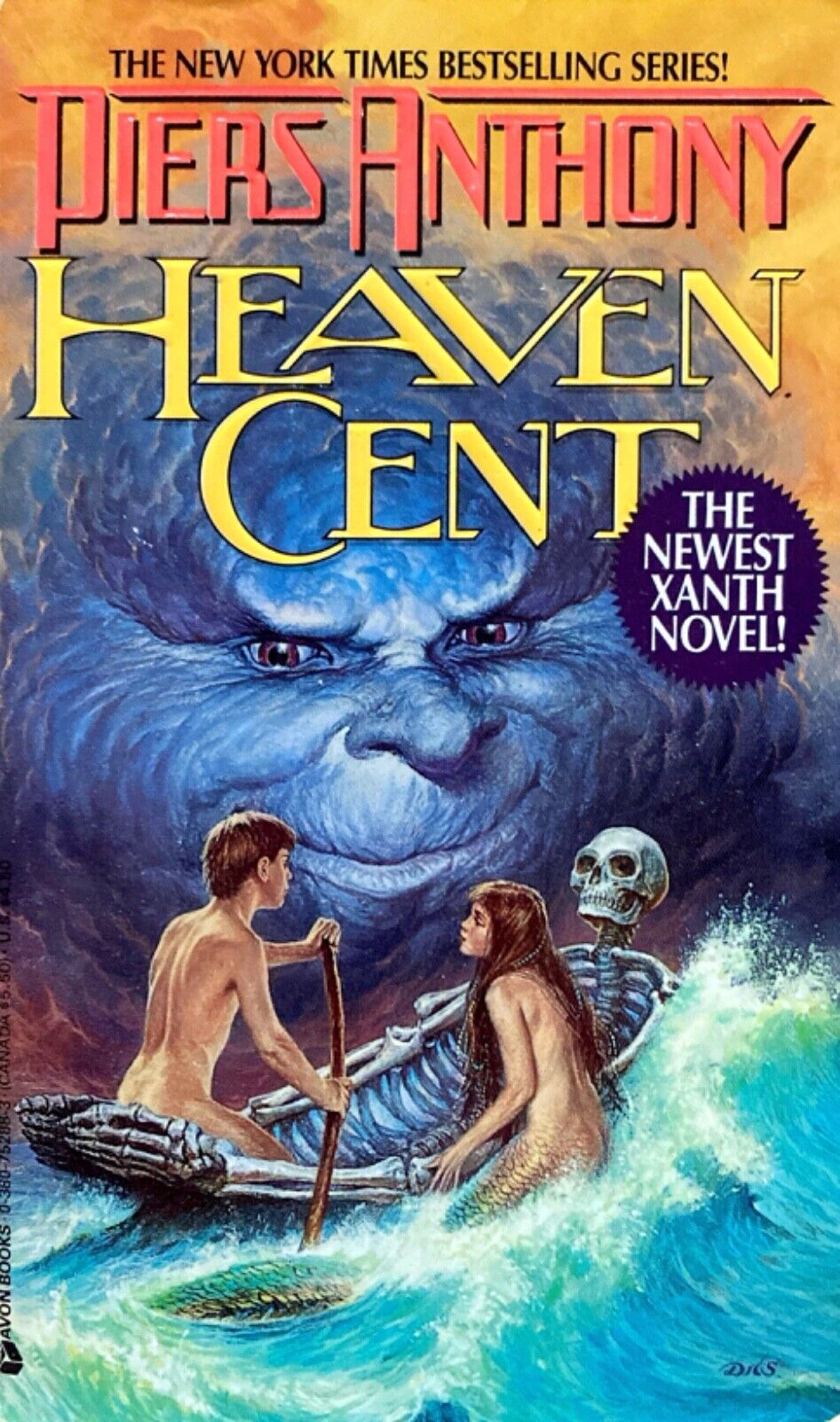 Heaven Cent by Piers Anthony 1988 Avon Paperback Xanth