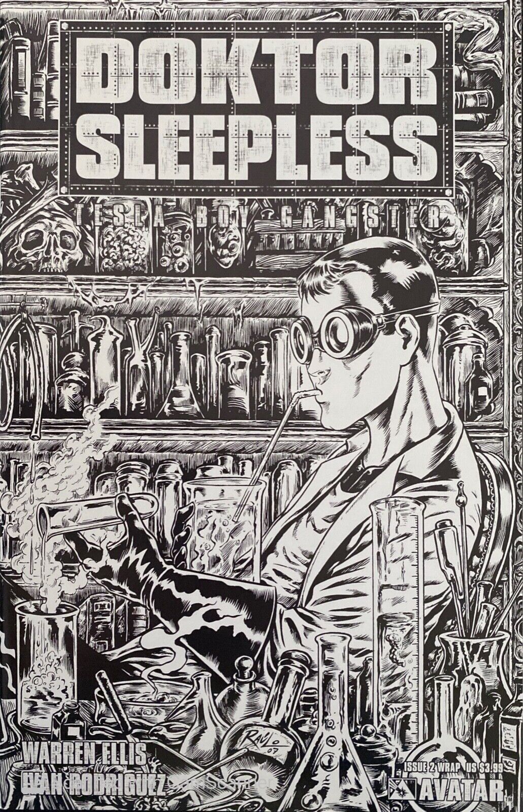 Avatar Press Doctor Sleepless #2 Modern Age 2007 Wrap Variant