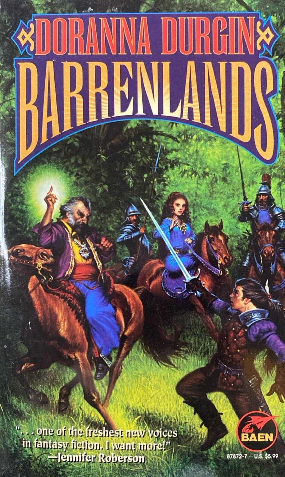 Barrenlands by Doranna Durgin 1998 Baen Paperback