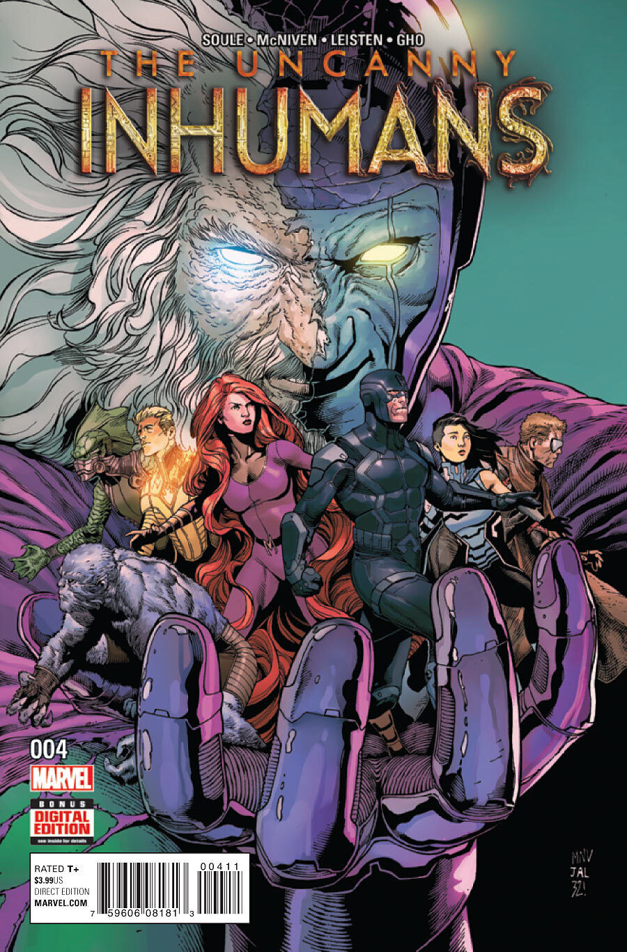 Marvel Comics Uncanny Inhumans #4 Modern Age 2016