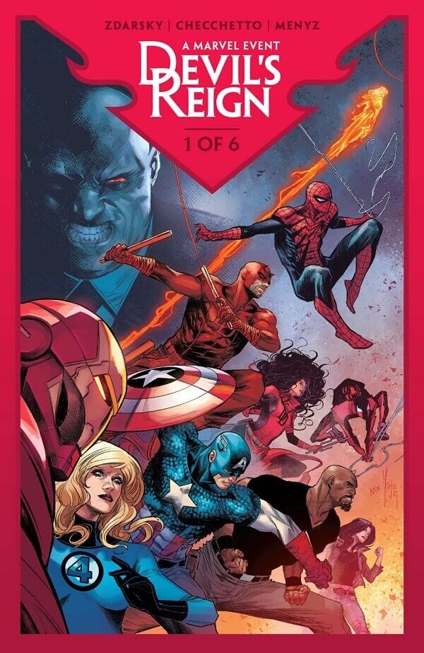 Marvel Comics Devil's Reign #1 Modern Age 2022 Variant
