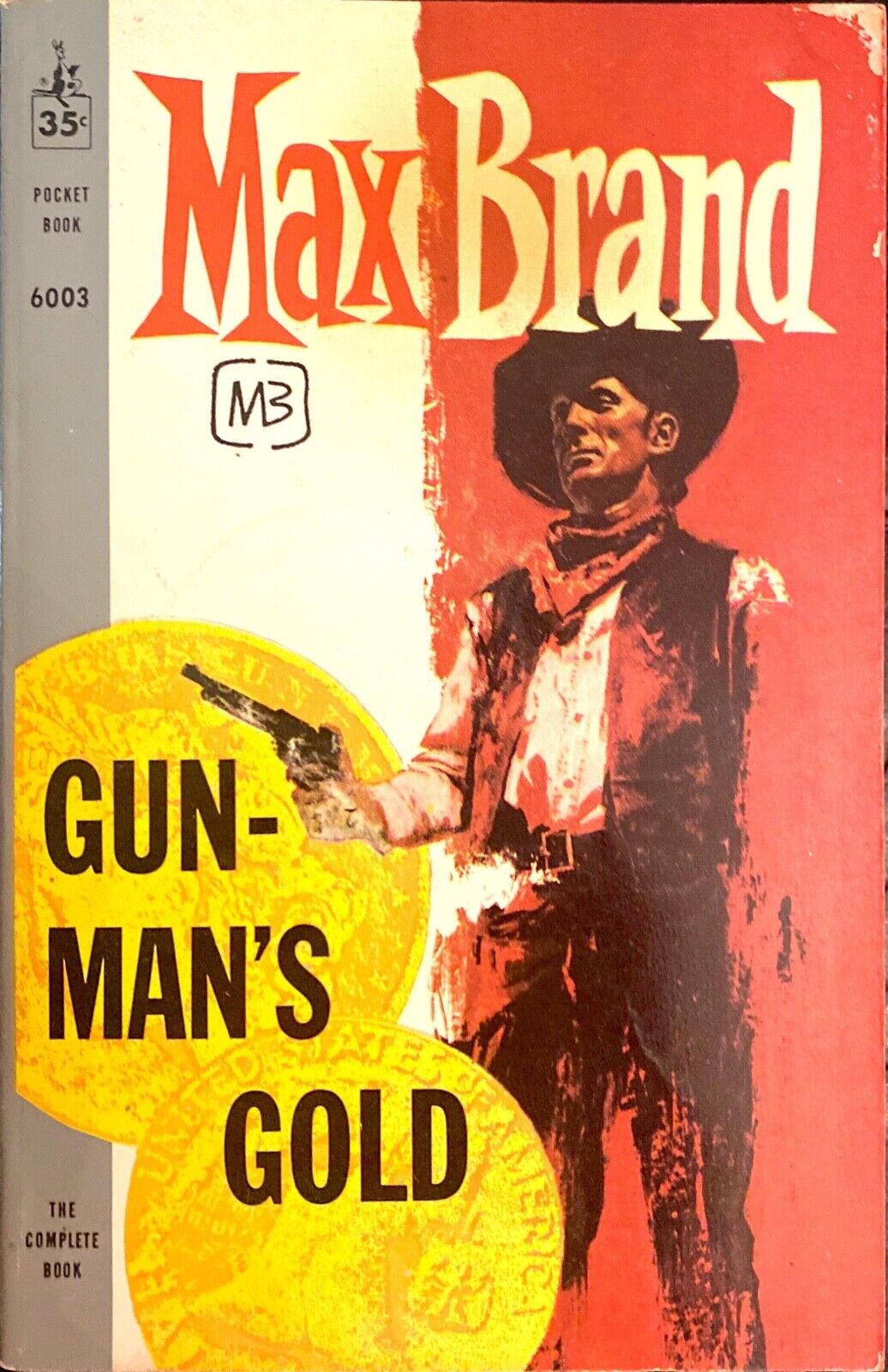 Gunman's Gold by Max Brand 1960 Pocket 6003 Paperback