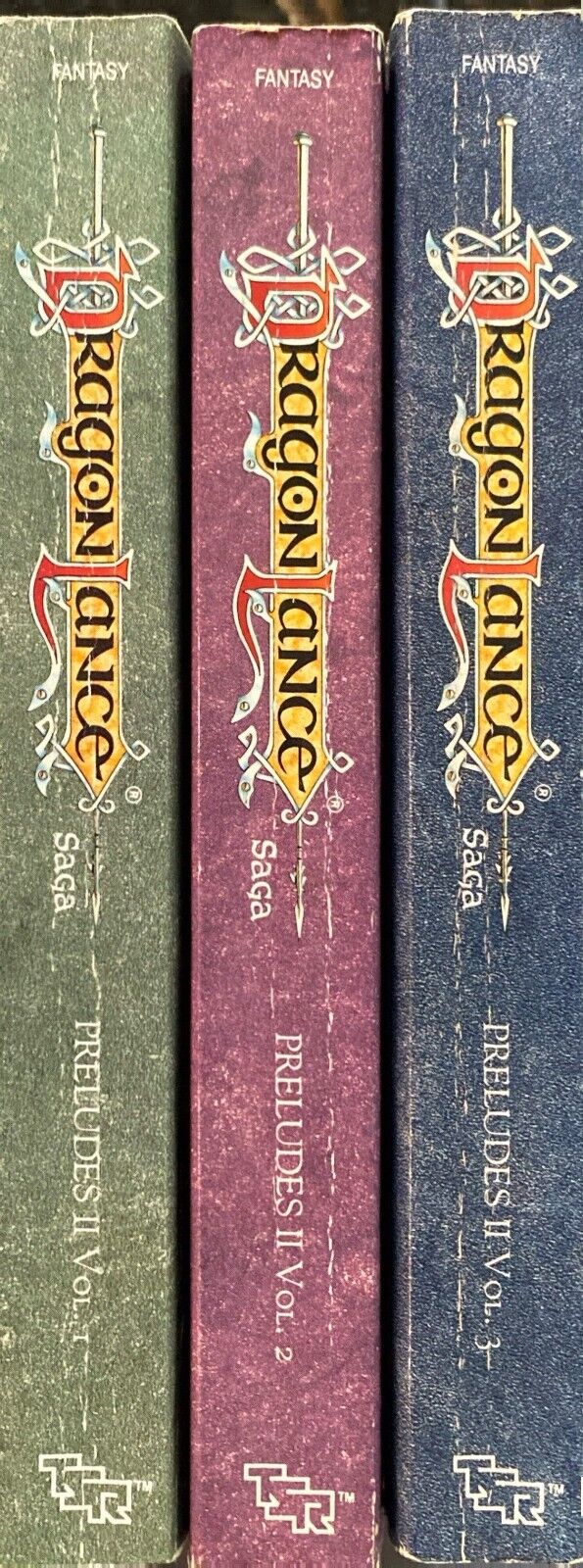 Preludes II Trilogy by Thompson Carter Niles et al TSR Paperback D&D Dragonlance