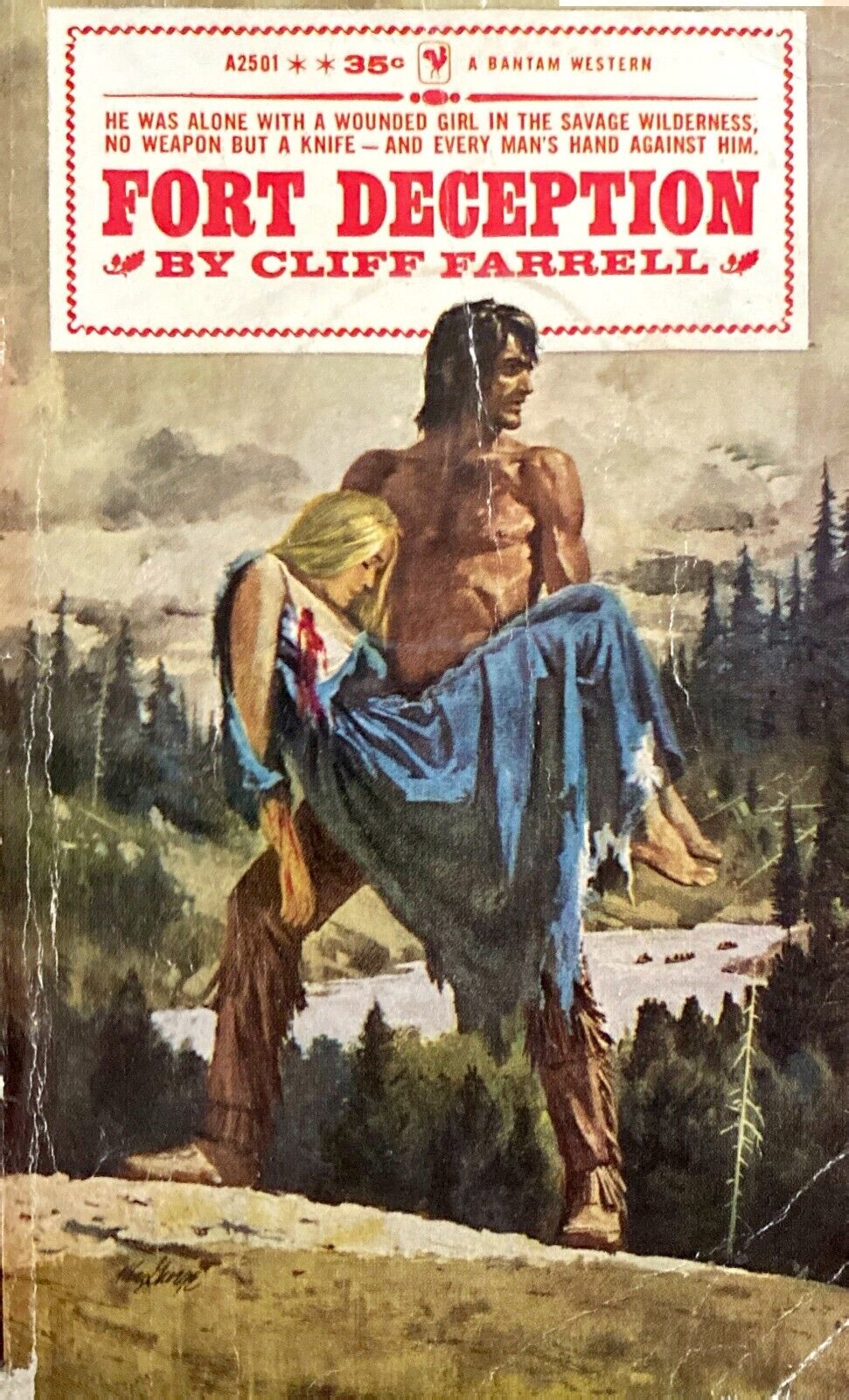 Fort Deception by Cliff Farrell 1963 Bantam A2501 Paperback