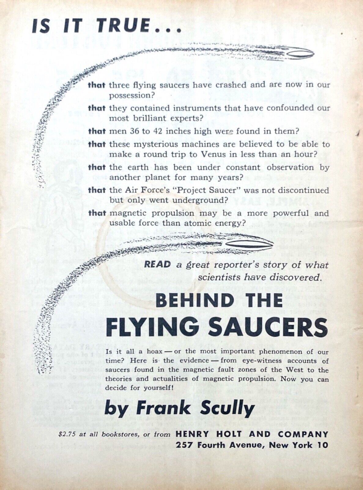 Astounding Science Fiction Volume 46 No. 2 October 1950 L. Ron Hubbard Dianetics
