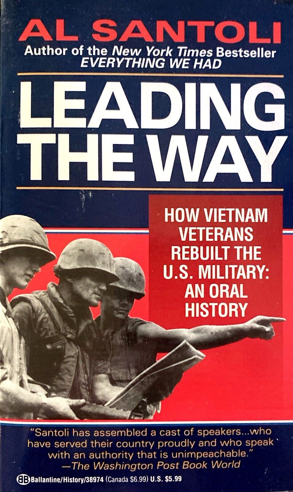Leading the Way by Al Santoli 1994 Ballantine Paperback