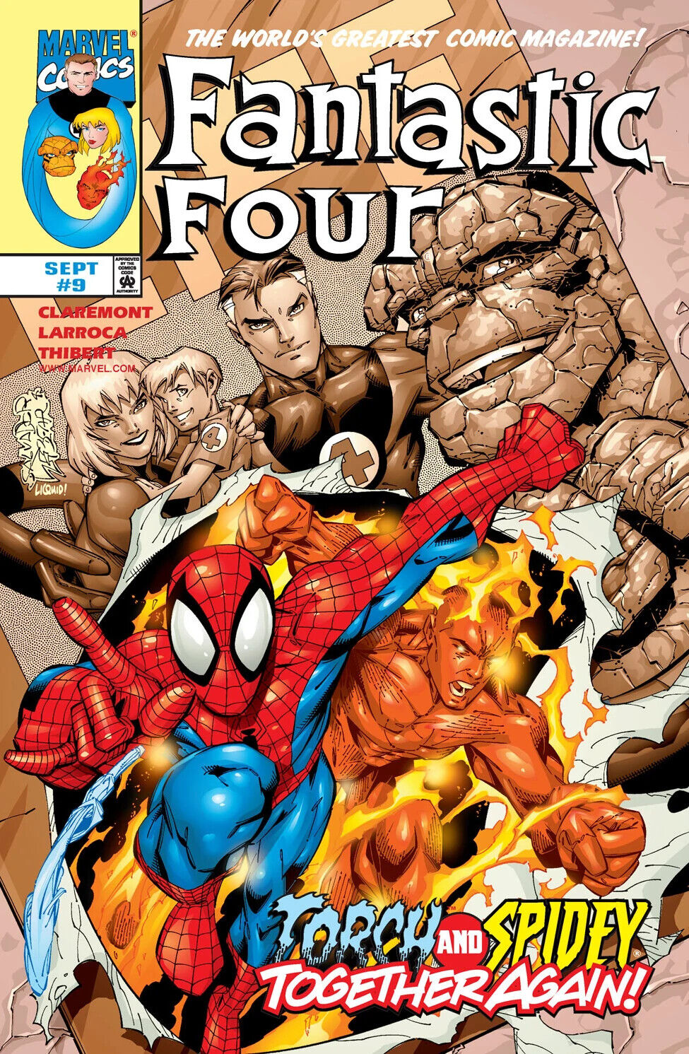 Marvel Comics Fantastic Four #9 Modern Age 1998