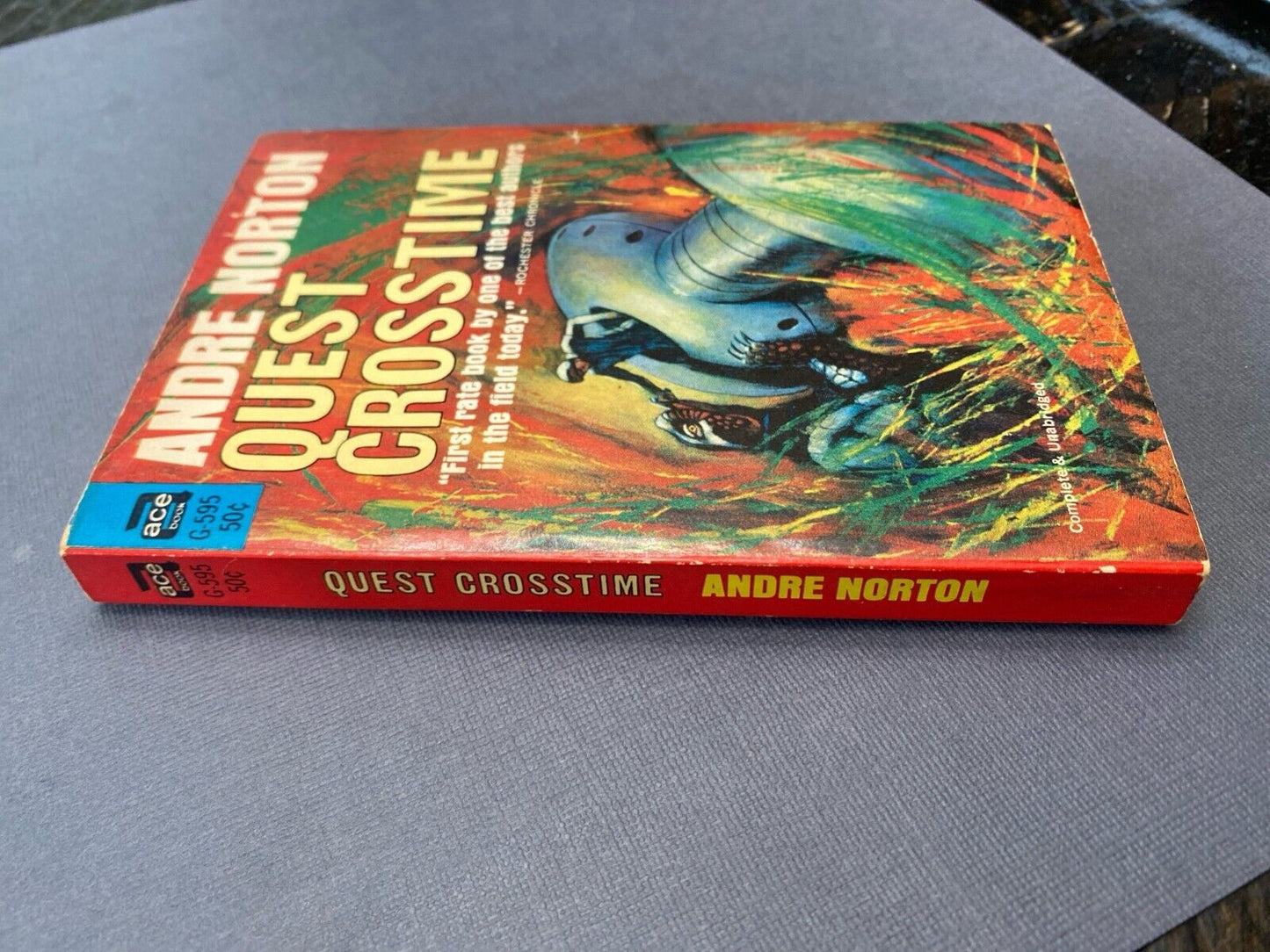 Quest Crosstime by Andre Norton 1965 Ace G-595 Paperback