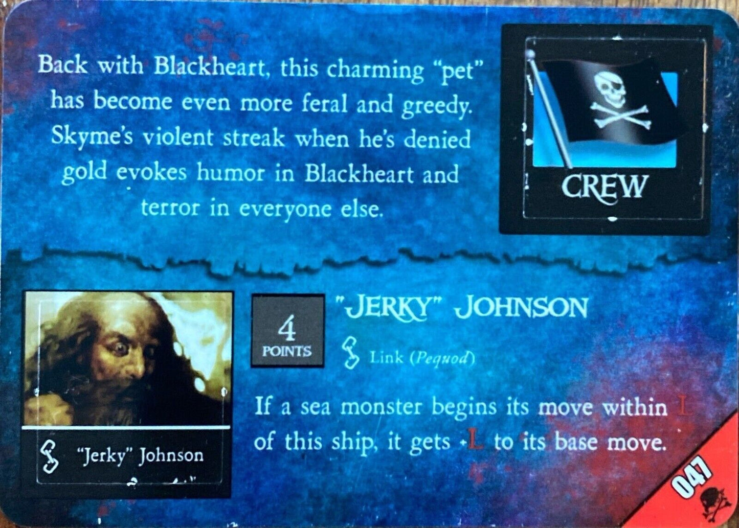 Pirates CSG of Davy Jones' Curse 047 Skyme the Monkey/Jerky Johnson Unpunched