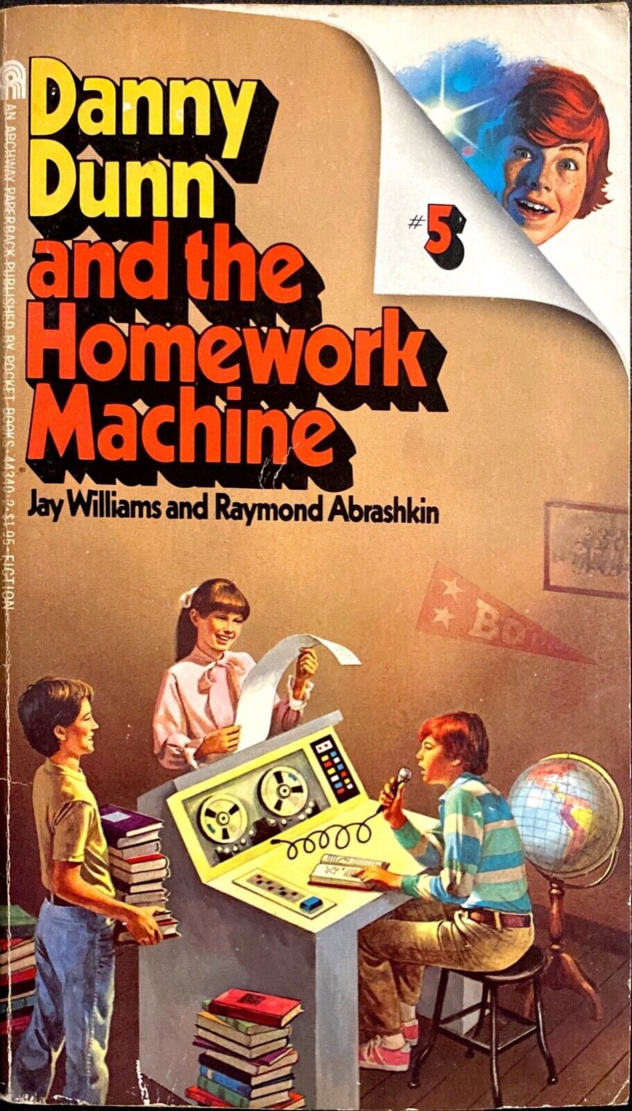 Danny Dunn and the Homework Machine by Jay Williams Raymond Abrashkin Paperback
