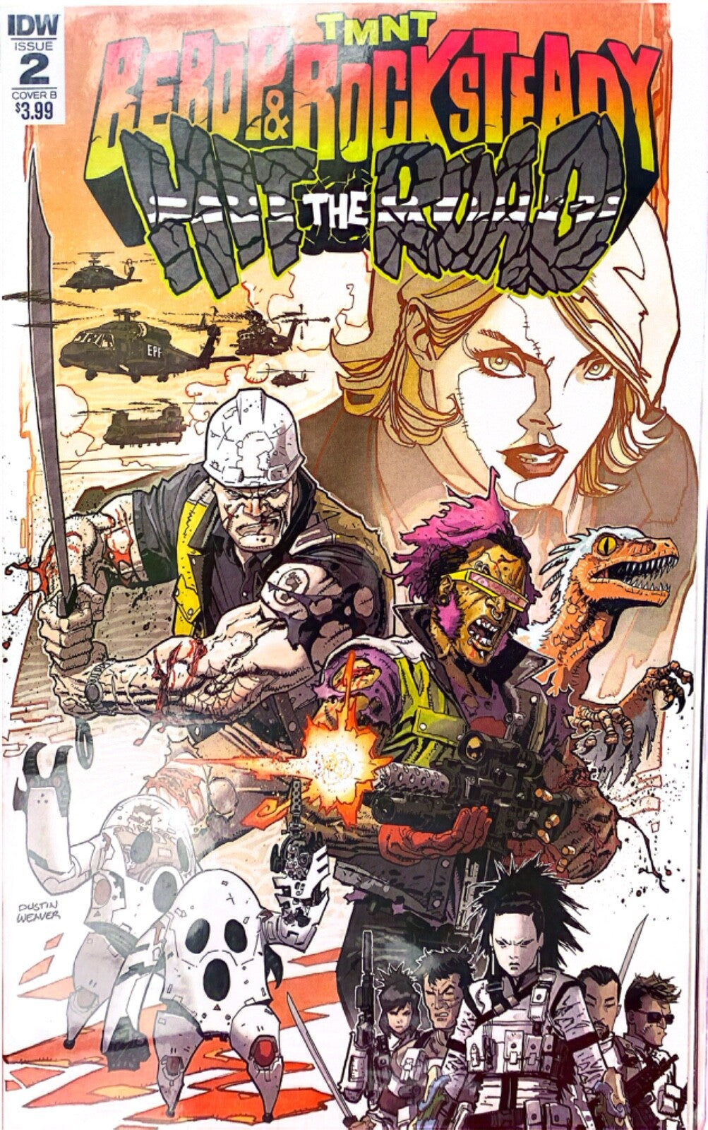 IDW Comics TMNT: Bebop & Rocksteady Hit the Road #1-5 2019 Complete Series