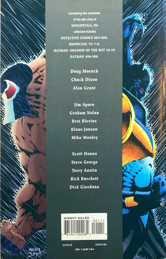 DC Comics Batman Knightfall Part Two: Who Rules the Night 1993 Trade Paperback