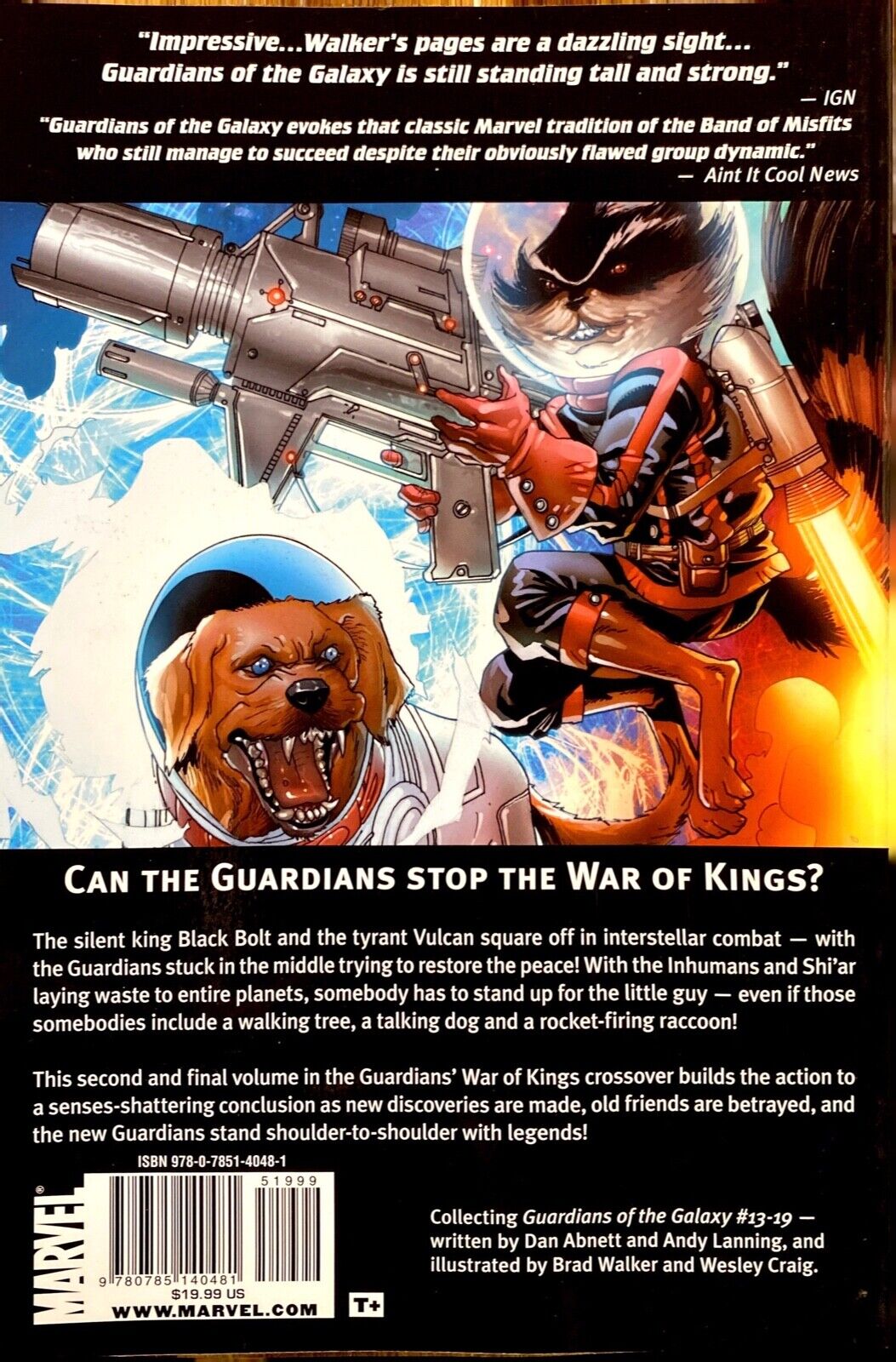 Marvel Comics Guardians of the Galaxy Volume 3: War of Kings Book 2 2010 TPB