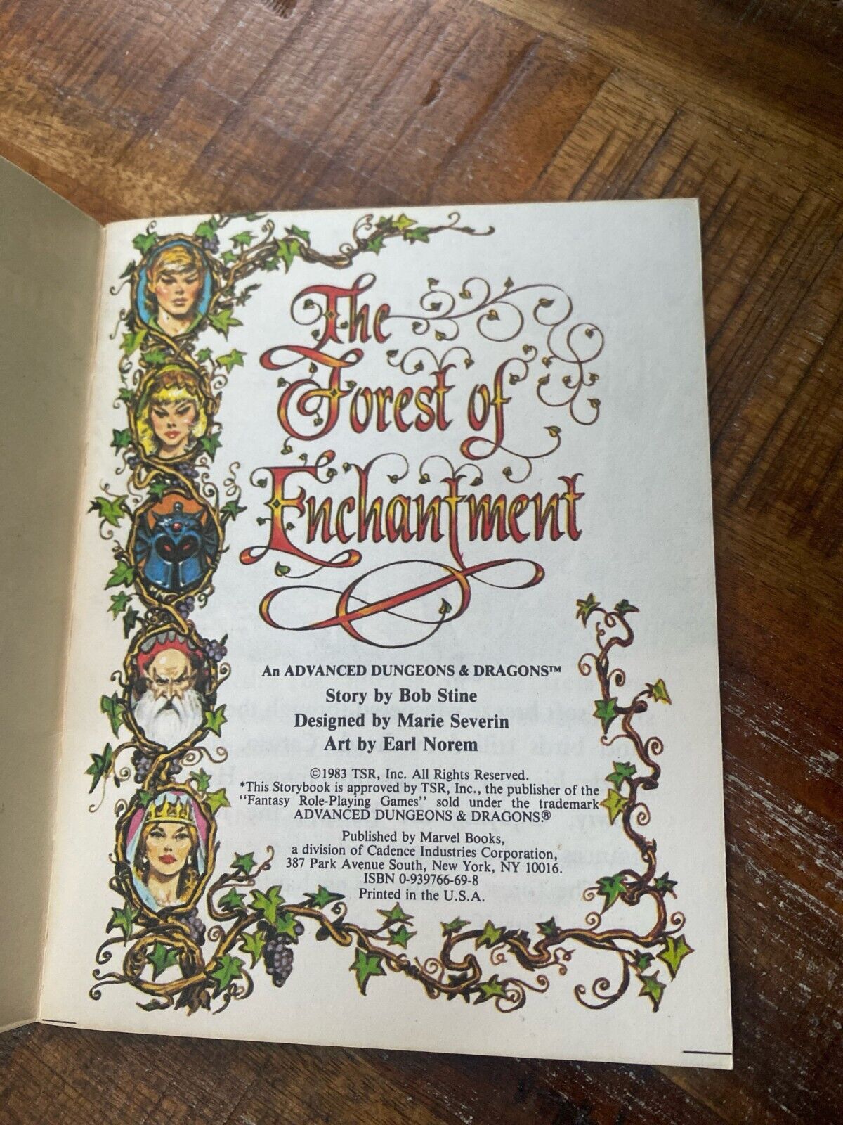 Advanced Dungeons & Dragons Storybook: The Forest of Enchantment Marvel Books