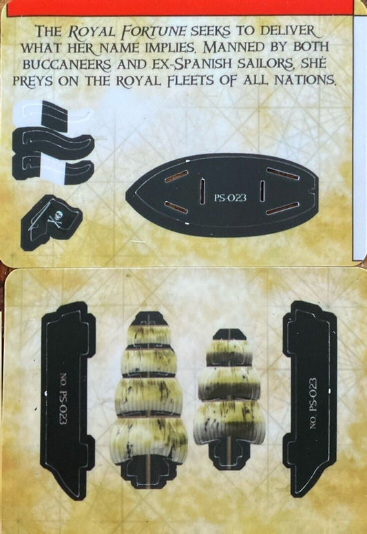 WizKids Pirates CSG of the Spanish Main PS-023 Royal Fortune