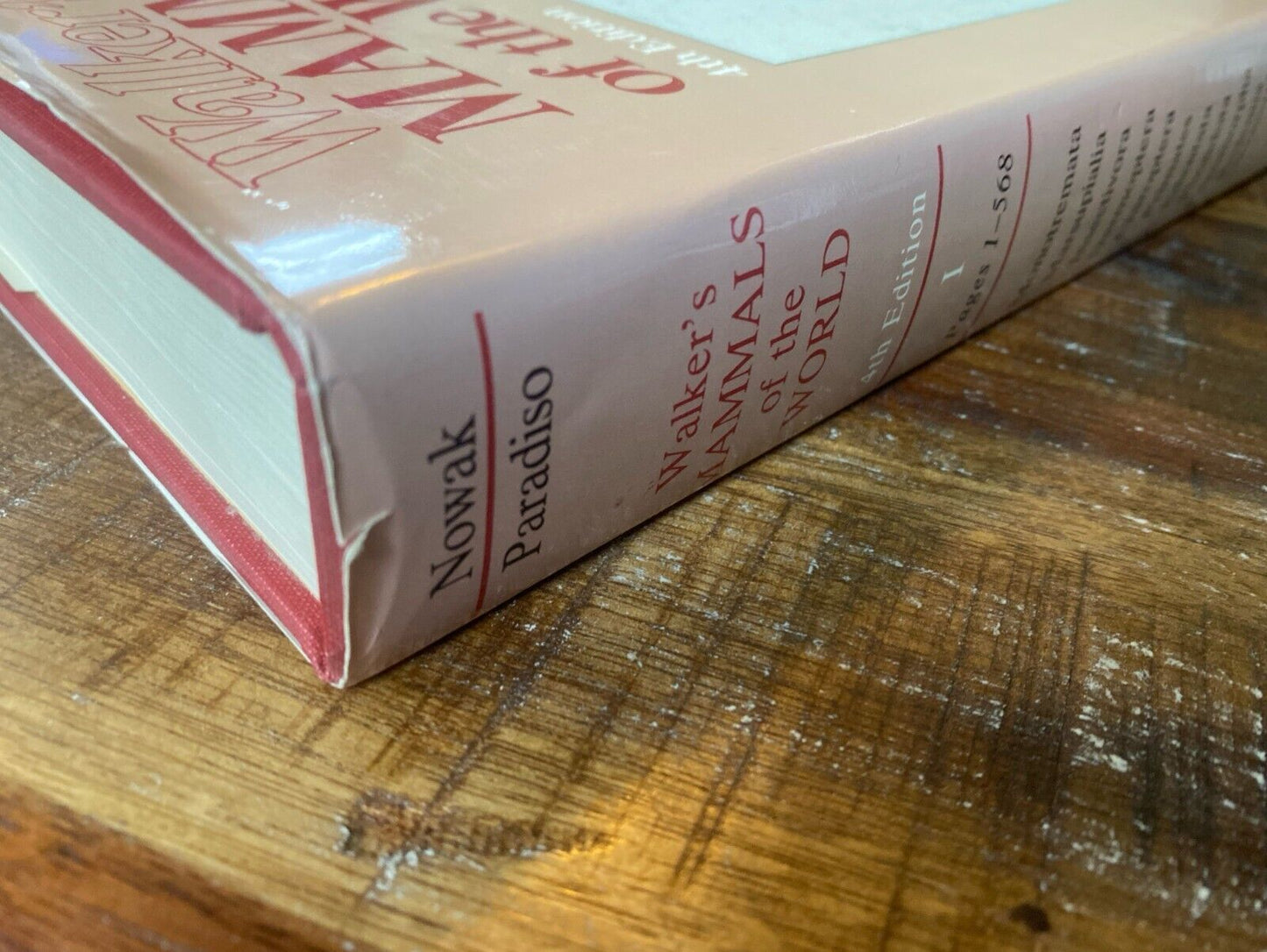 Walker's Mammals of the World 4th Edition Volumes I & II Johns Hopkins Press