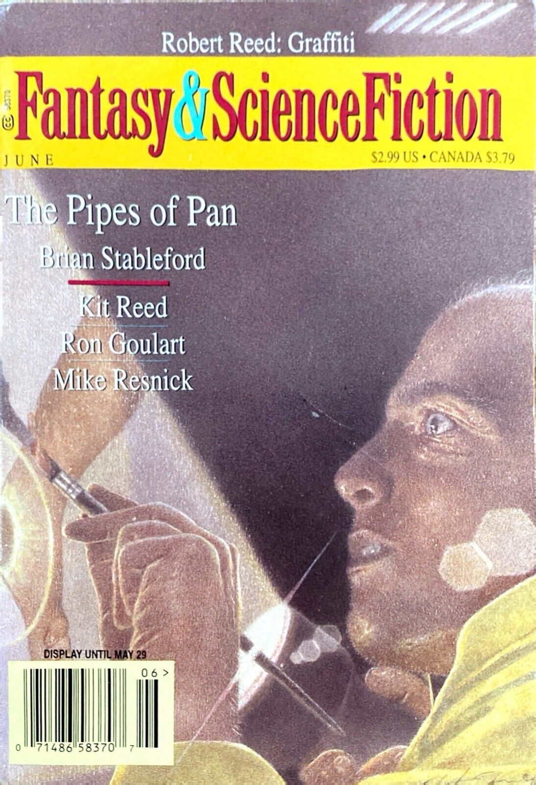 Fantasy & Science Fiction Vol. 92 No. 6 June 1997 Stableford Goulart Resnick