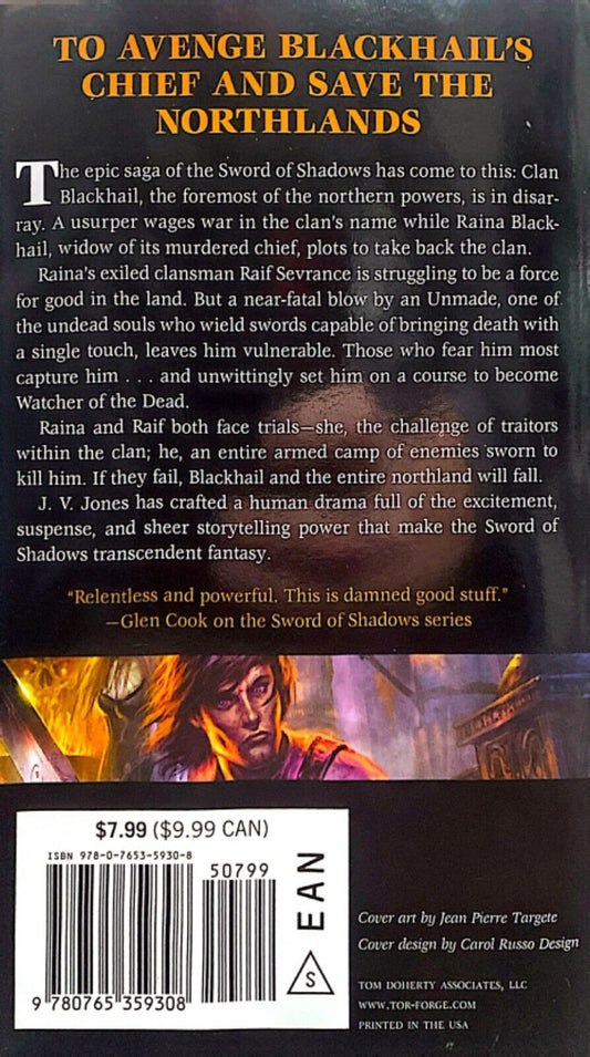 Watcher of the Dead by J.V. Jones 2011 Tor Paperback