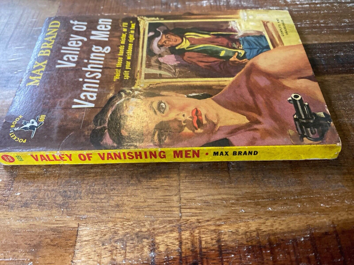 Valley of Vanishing Men by Max Brand 1949 Pocket 609 Paperback First