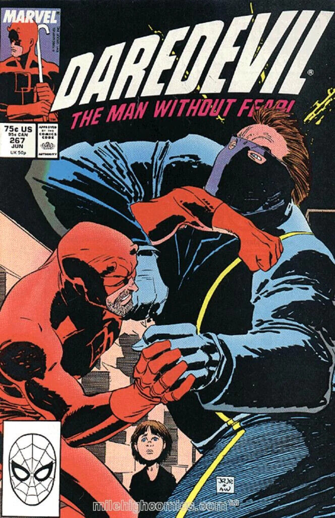 Marvel Comics Daredevil #267 Copper Age 1989