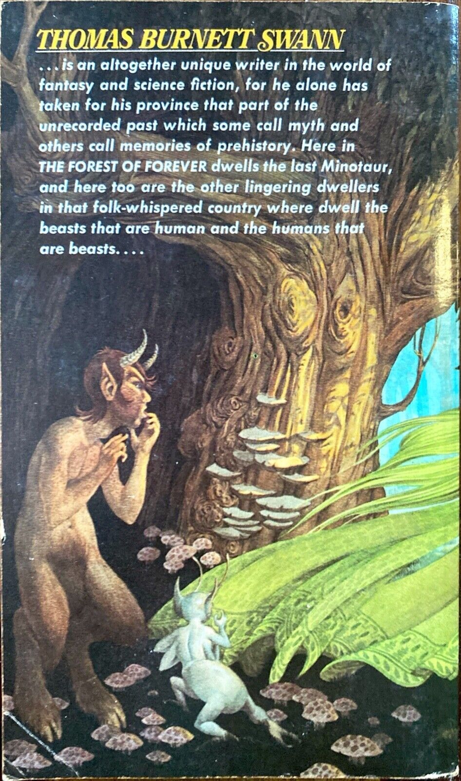 The Forest of Forever by Thomas Burnett Swann 1971 Ace 24650 Paperback