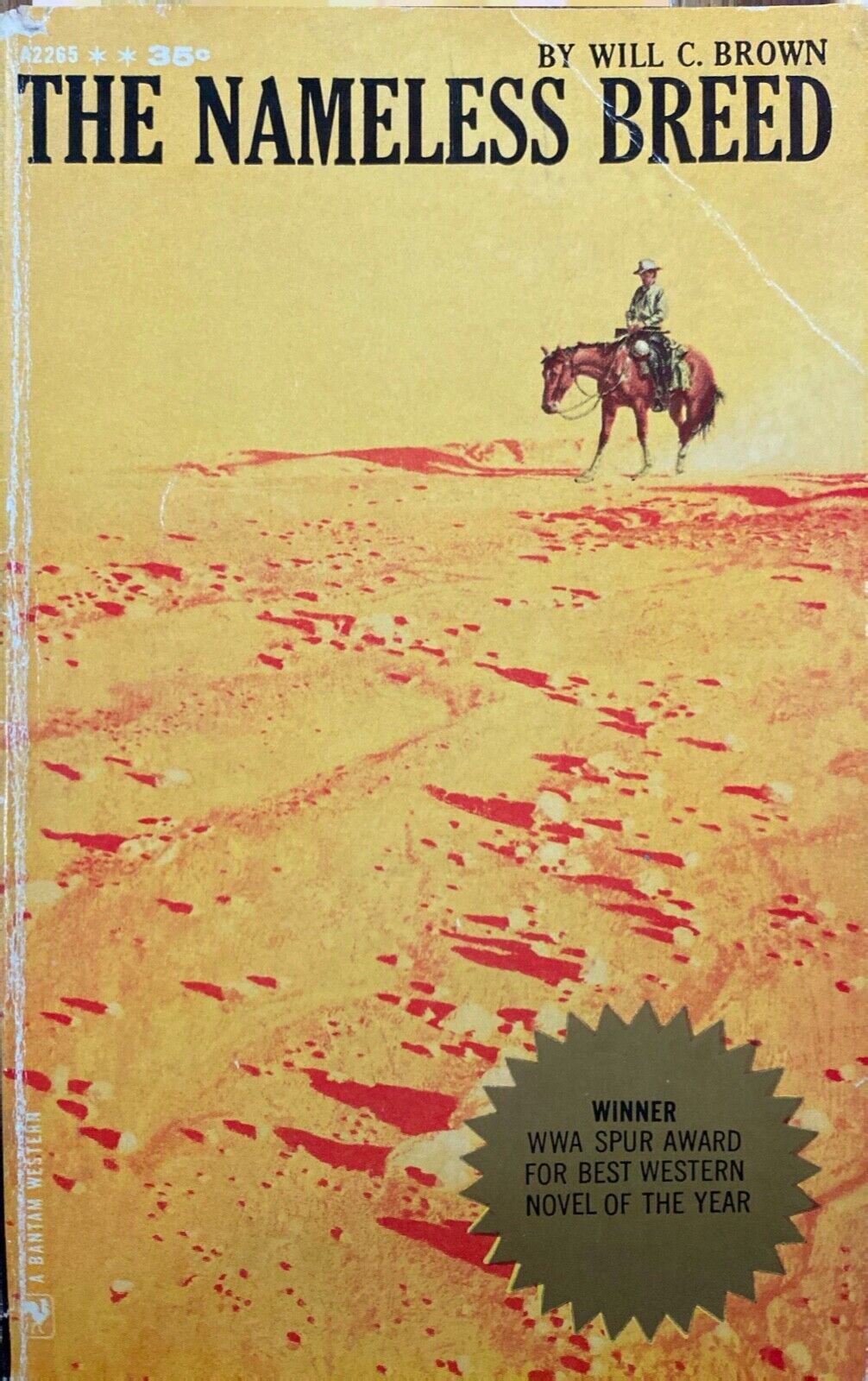 The Nameless Breed by Will C. Brown 1961 Bantam 2265 Paperback