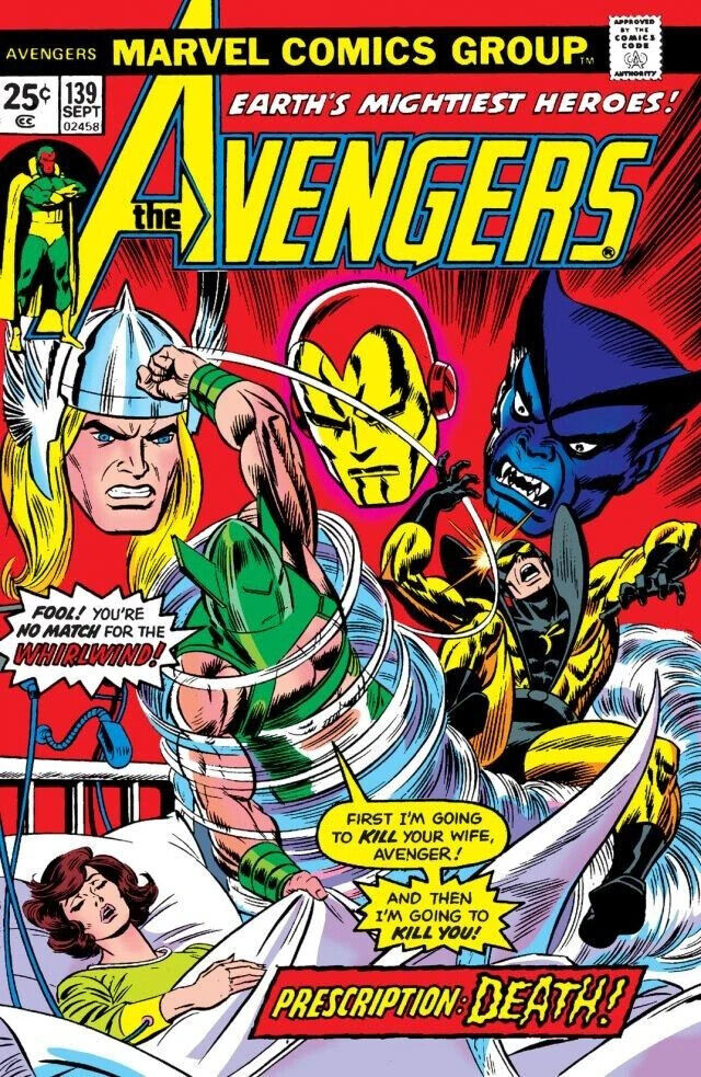 Marvel Comics Avengers #139 Bronze Age 1975