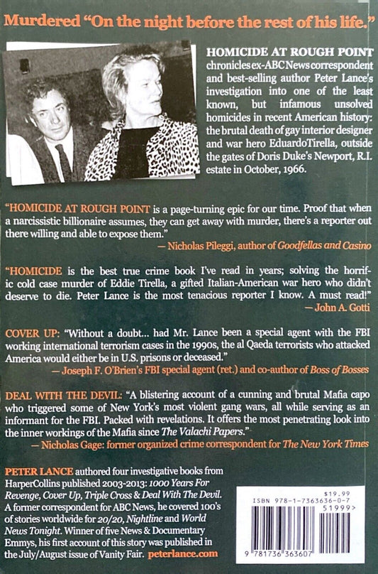 Homicide at Rough Point by Peter Lance 2021 Tenacity Media Paperback