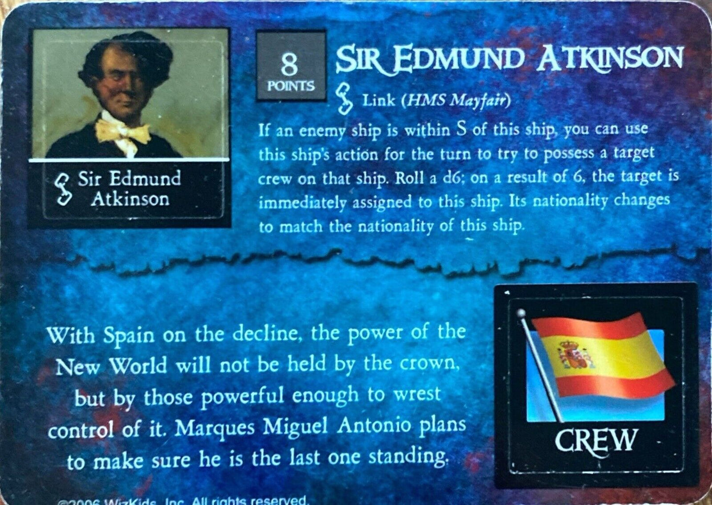 Pirates CSG Davy Jones' Curse 060 Sir E. Atkinson/Marques M. Antonio Unpunched