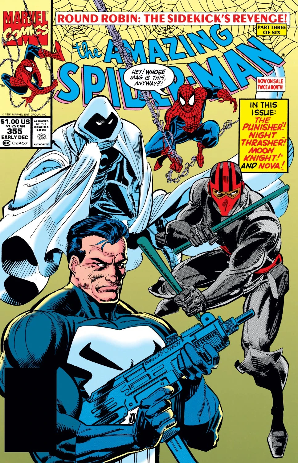 Marvel Comics Amazing Spider-man #355 Copper Age 1991