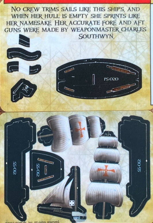 WizKids Pirates CSG of the Spanish Main PS-020 Greyhound