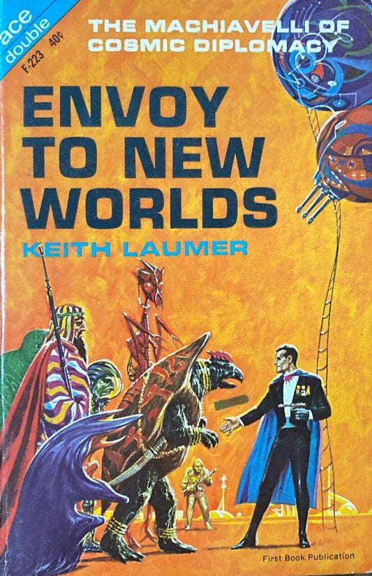 Flight From Yesterday/Envoy to New Worlds by Williams/Laumer Ace Double F-223