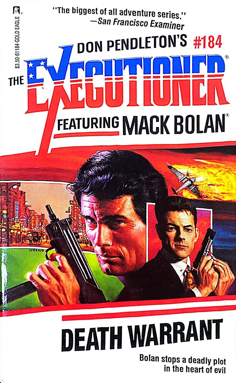 Don Pendleton's Mack Bolan: Death Warrant Gold Eagle Paperback Executioner #184