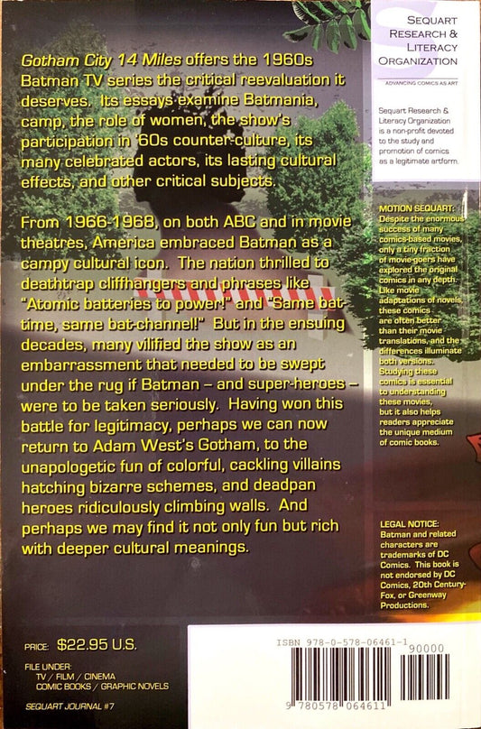 Gotham City 14 Miles: 14 Essays on Why the 1960s Batman TV Series Matters