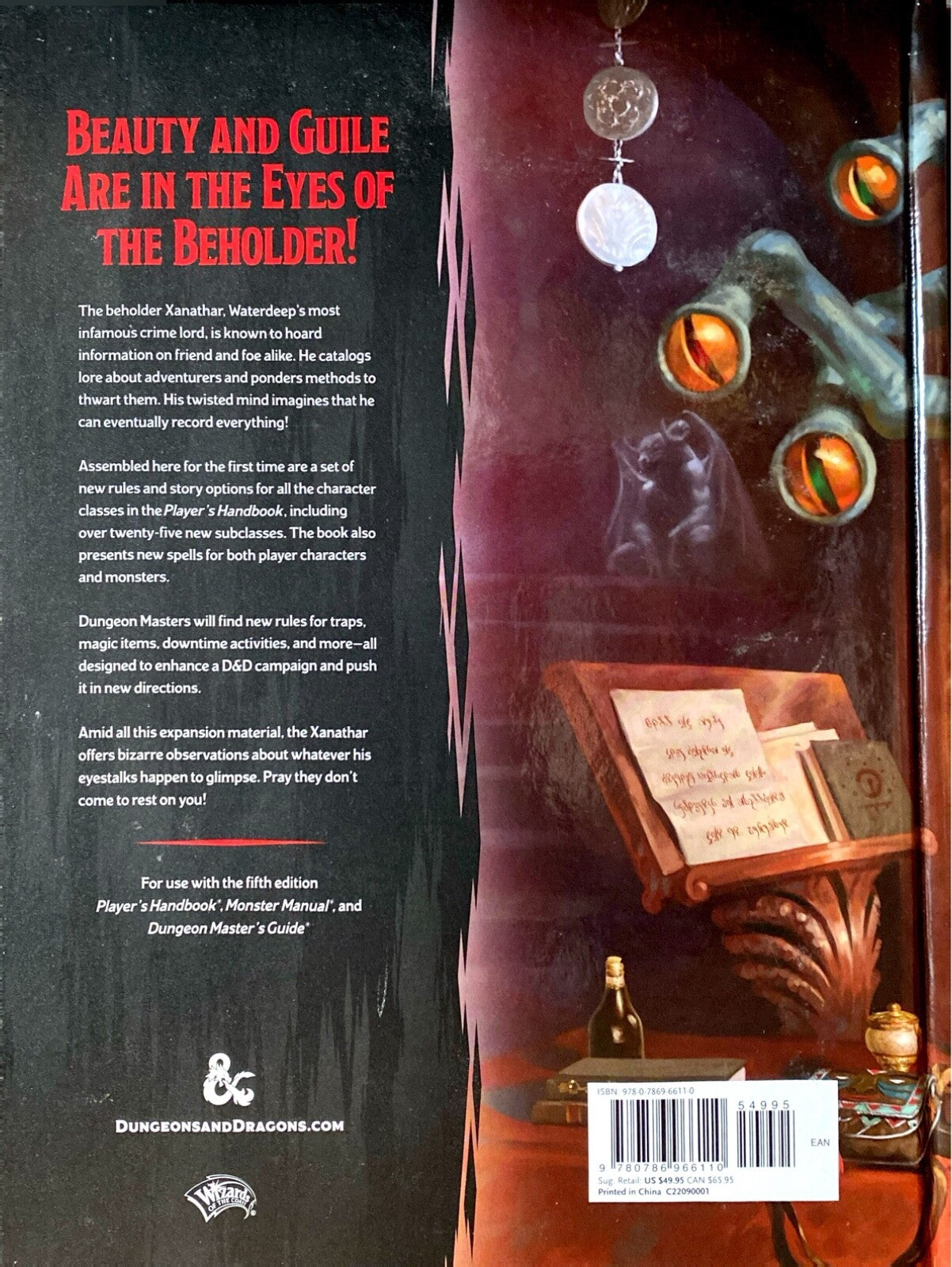 Dungeons & Dragons D&D 5E Xanathar's Guide to Everything Wizards of the Coast