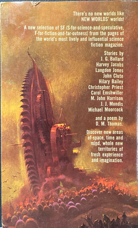 The Best SF Stories From New Worlds 6 ed. by Moorcock 1970 Berkley S2075 PB