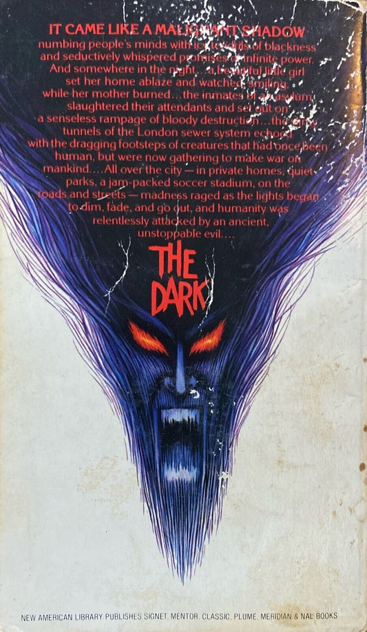 The Dark by James Herbert 1980 Signet E9403 Paperback