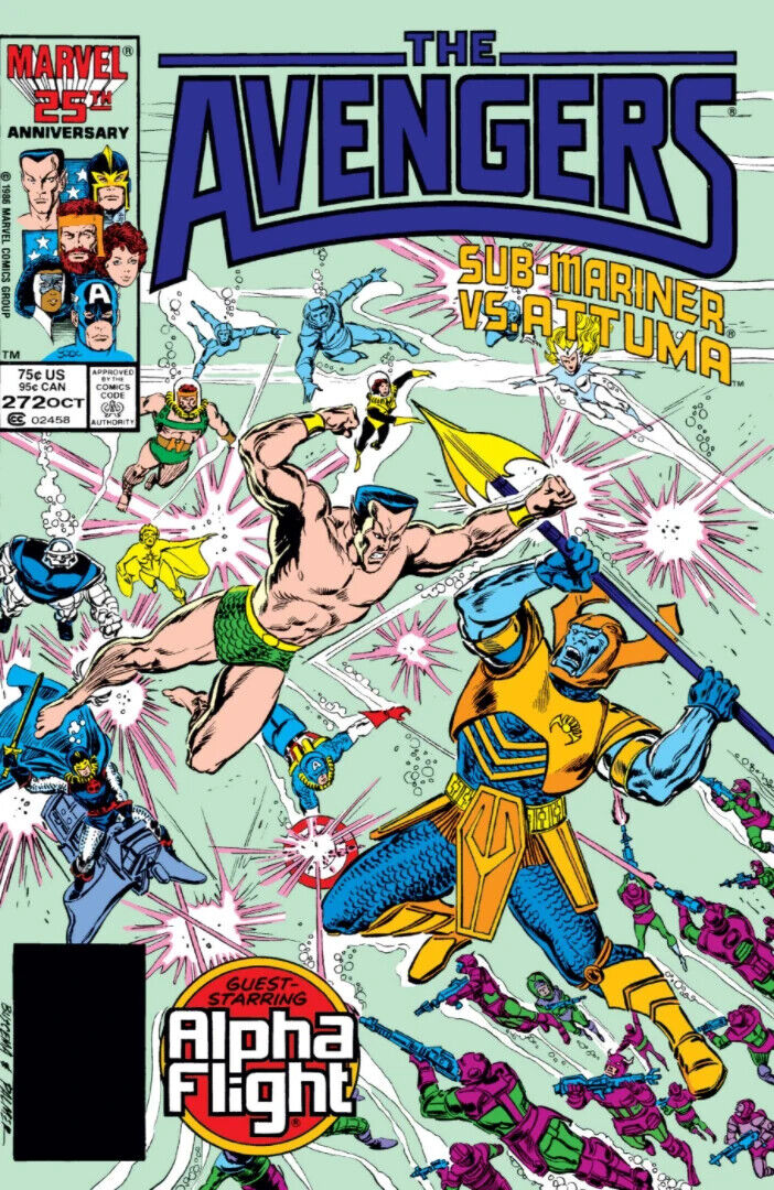 Marvel Comics Avengers #272 Copper Age 1986