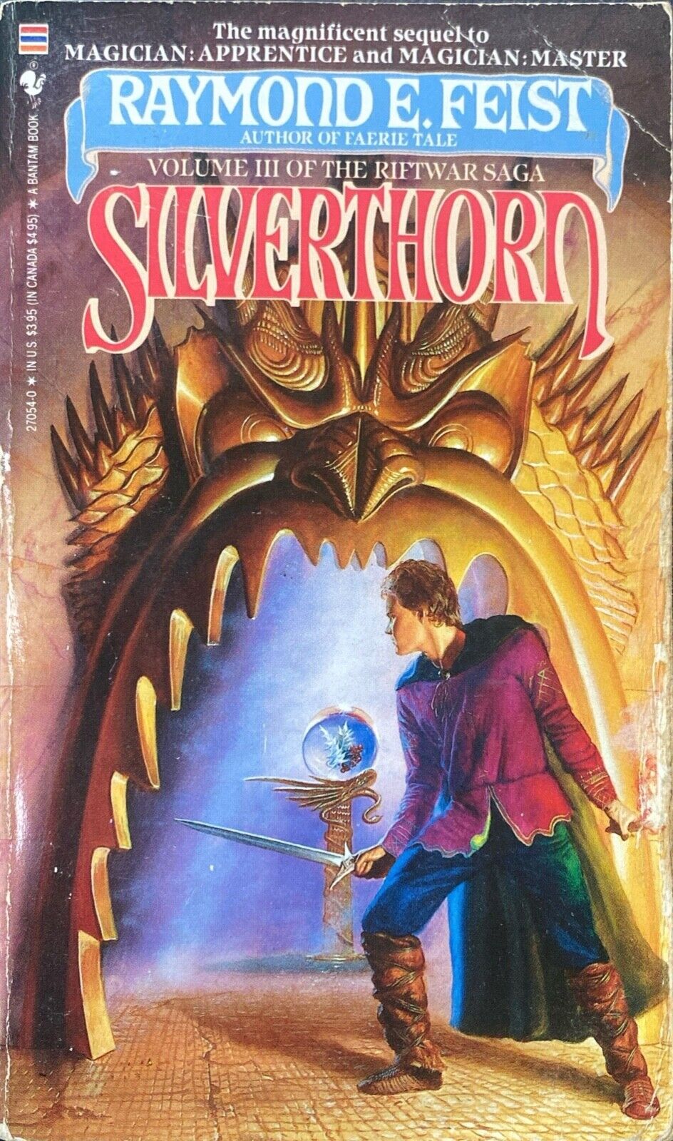 Silverthorn by Raymond E. Feist 1986 Bantam Spectra Paperback Riftwar