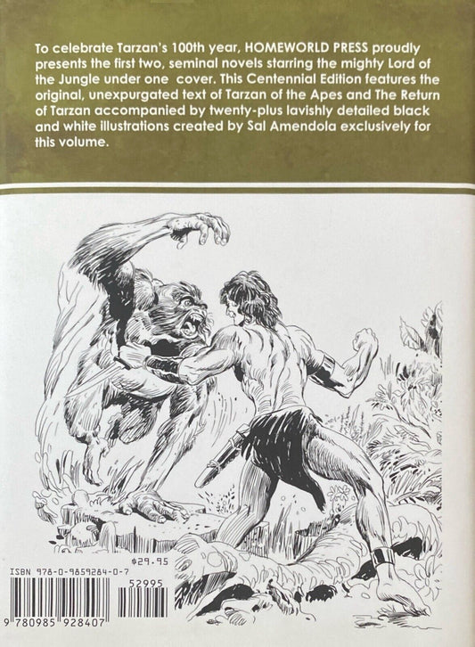 Tarzan of the Apes/Return of Tarzan by Edgar Rice Burroughs Homeworld Hardcover