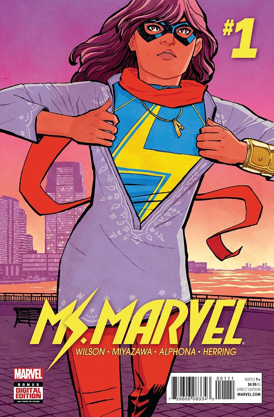 Marvel Comics Ms. Marvel #1 2016 Modern Age Variant