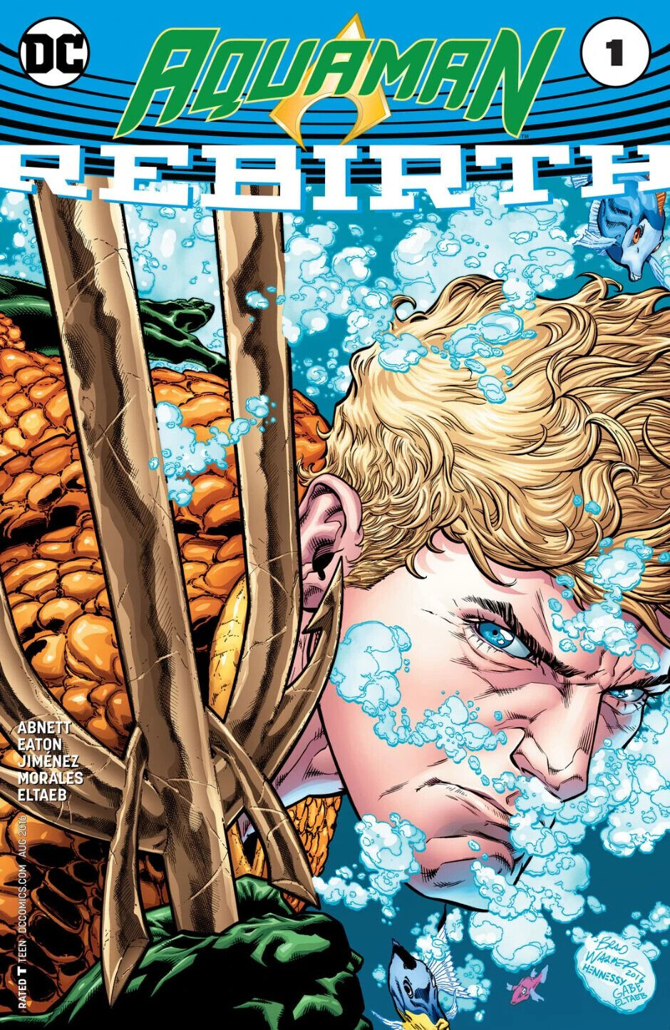 DC Comics Aquaman Rebirth #1 Modern Age 2016