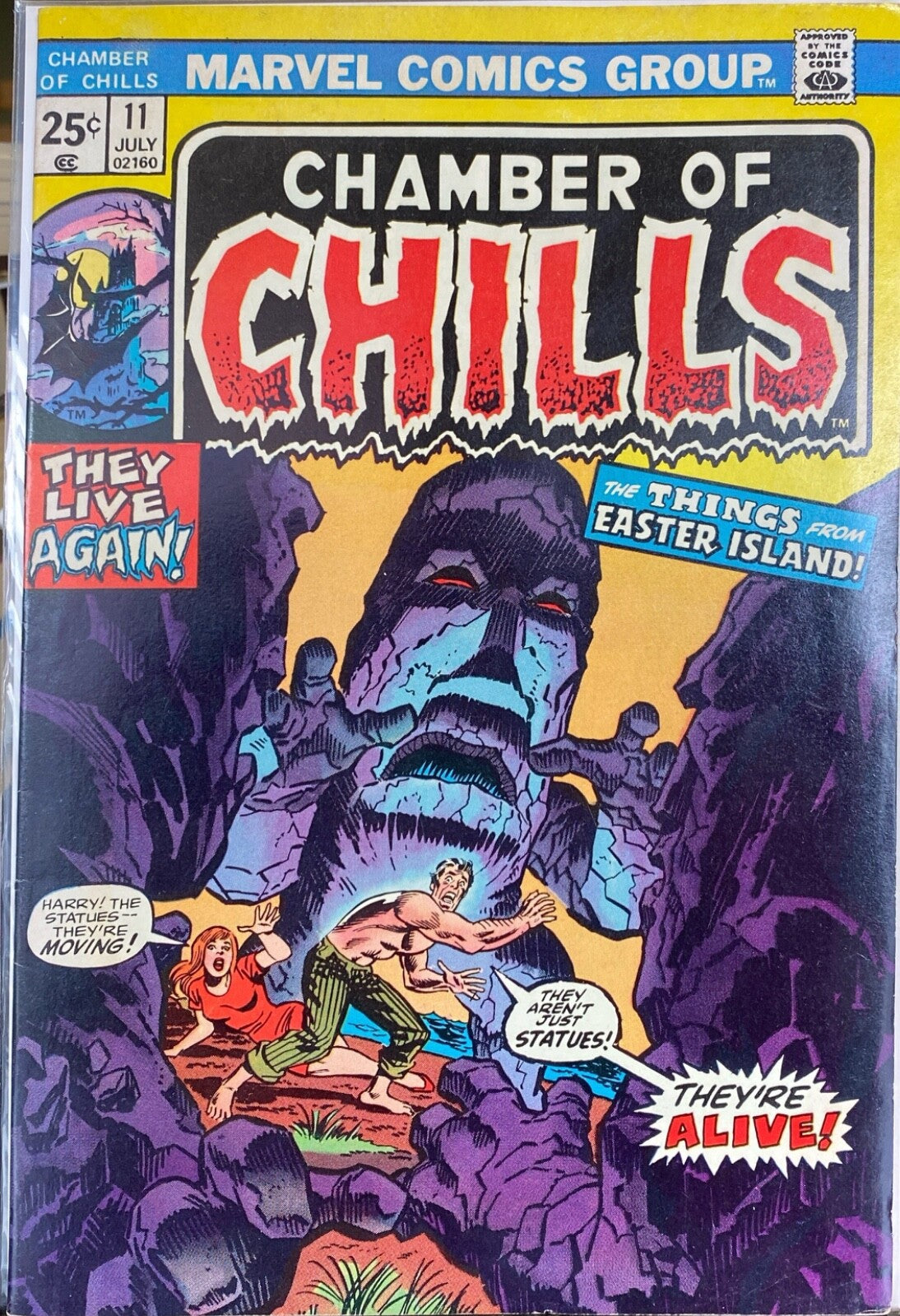 Marvel Comics Chamber of Chills #11 Bronze Age 1974