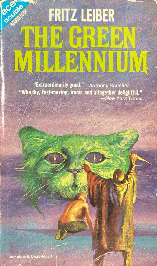 The Green Millennium/Night Monsters by Fritz Leiber 1969 Ace Double 30300