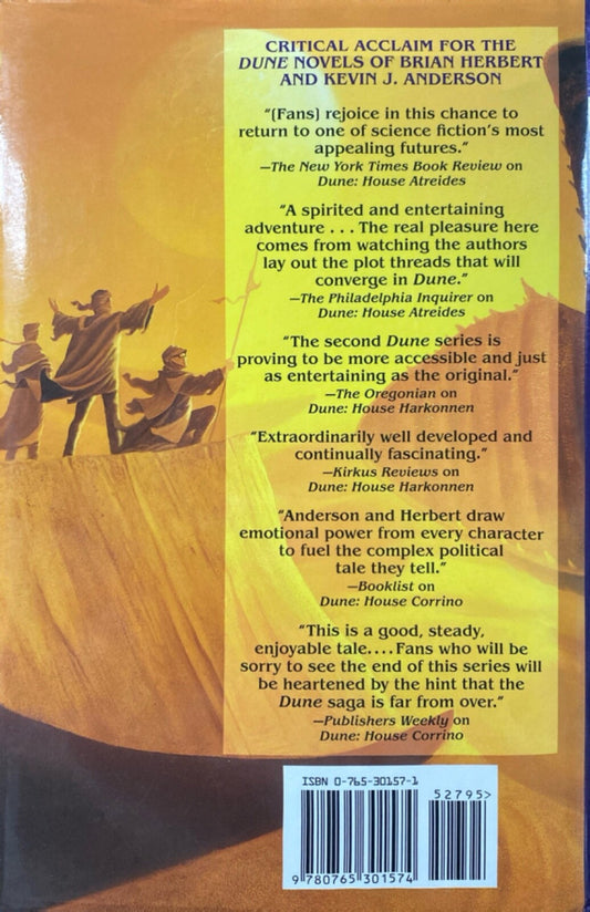 Dune: The Butlerian Jihad by Brian Herbert & Kevin J Anderson 2002 Tor Hardcover