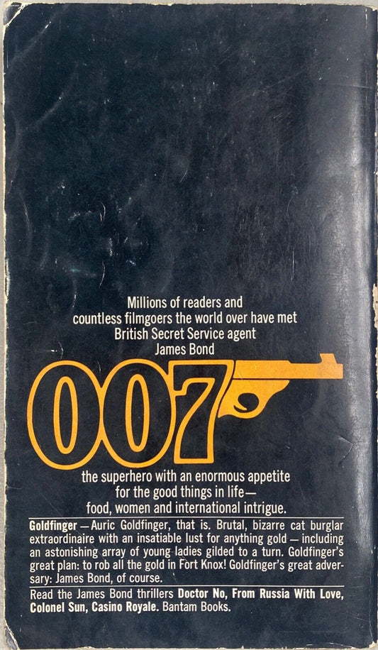Goldfinger by Ian Fleming 1972 Bantam Paperback James Bond