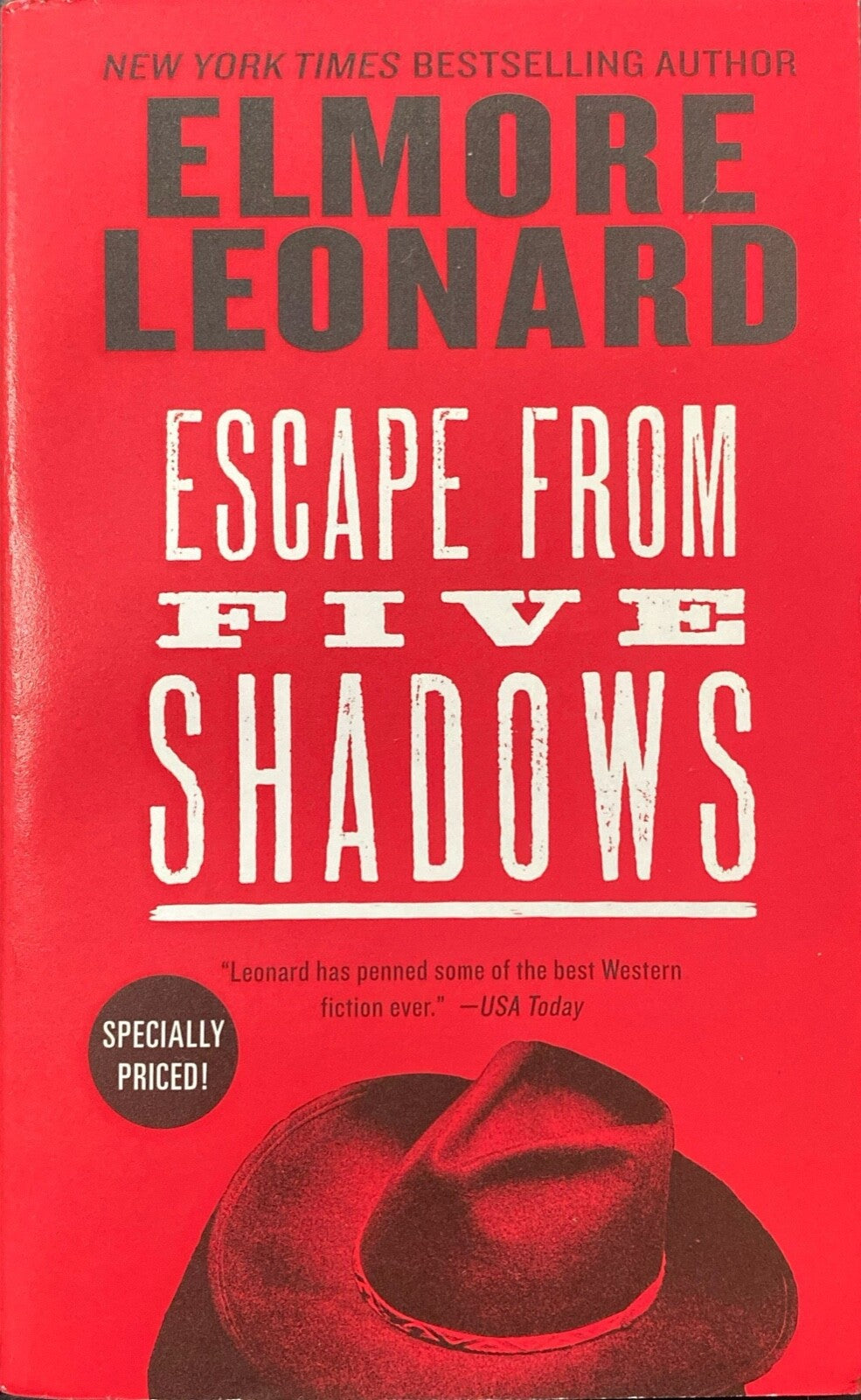 Escape From Five Shadows by Elmore Leonard 2019 Morrow Paperback