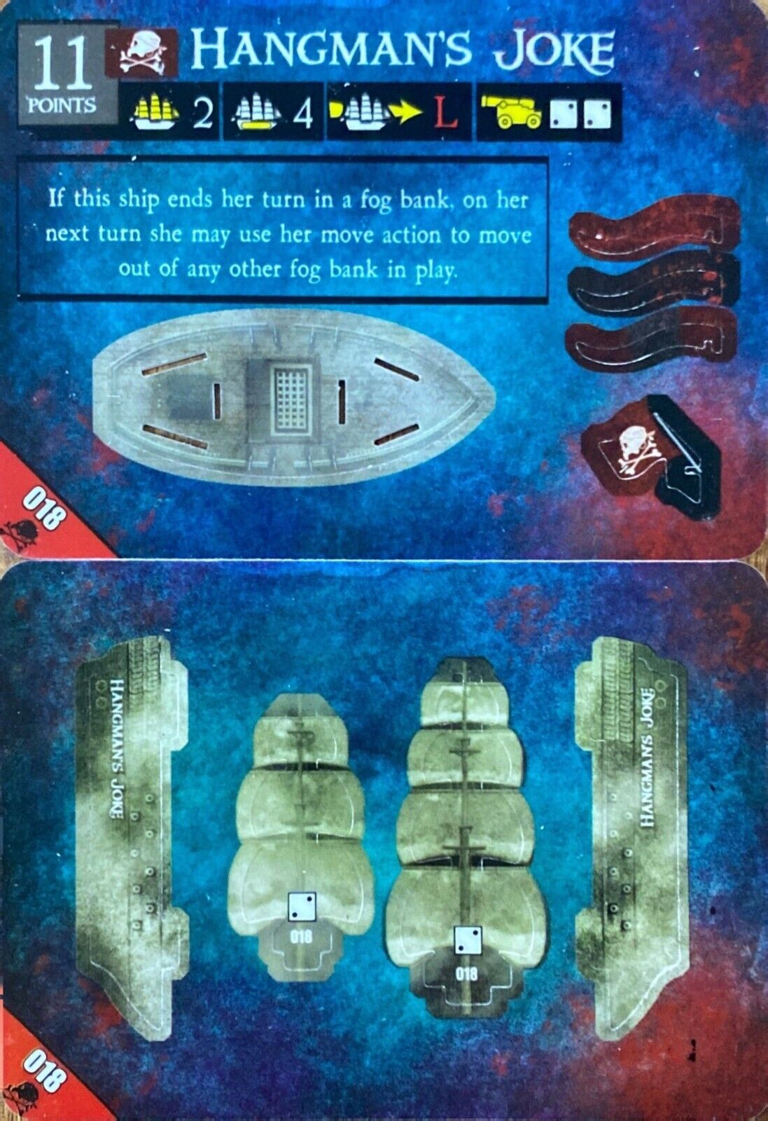 WizKids Pirates CSG of Davy Jones' Curse 018 Hangman's Joke Unpunched