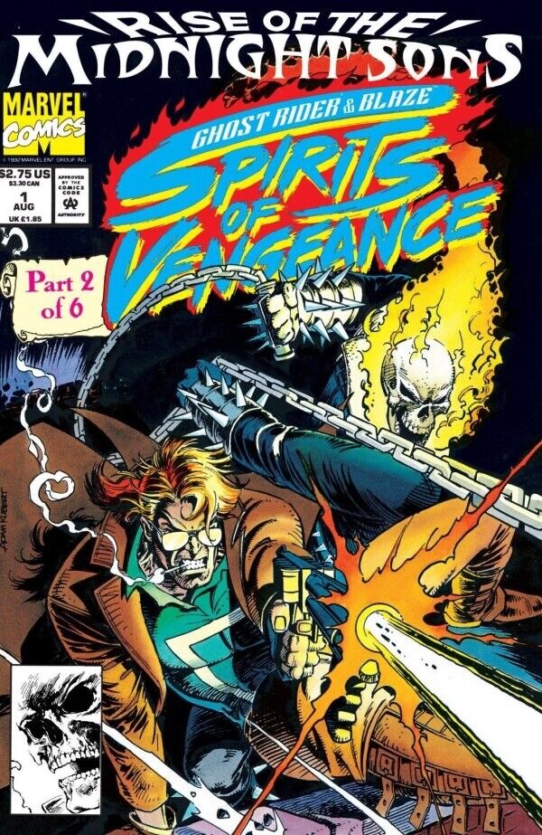 Marvel Comics Ghost Rider/Blaze Spirits of Vengeance #1 Modern Age 1992 Polybag