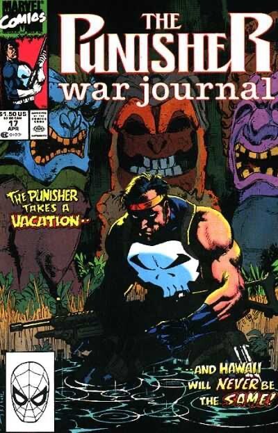 Marvel Comics Punisher War Journal #17 Copper Age 1990 Jim Lee